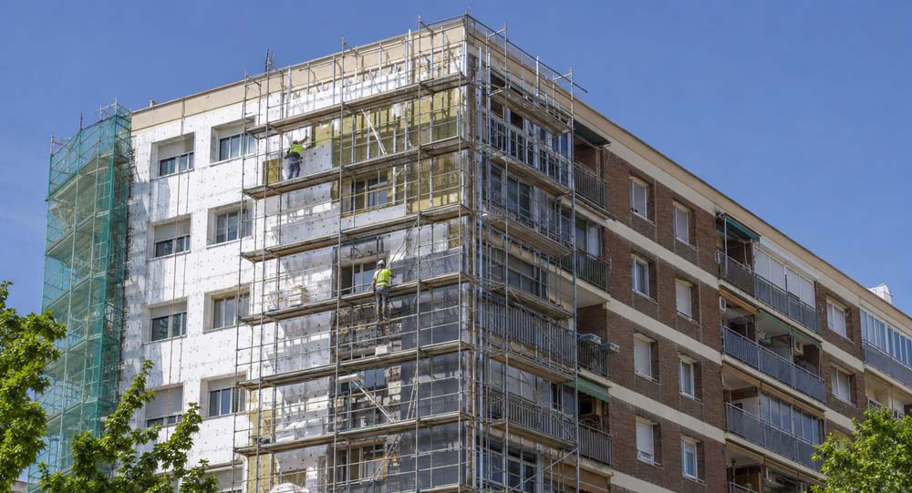 Rehabilitación energética de fachadas en Madrid