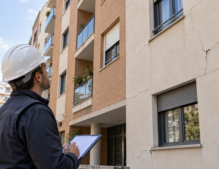 En FESA explicamos cómo debe actuar una comunidad ante grietas y fisuras en fachadas: señales de alerta, diagnóstico técnico, errores a evitar y cuándo plantear una rehabilitación.