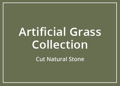 Artificial Grass Collection: Cut Natural Stone